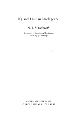 IQ and Human Intelligence by N. J. Mackintosh.pdf